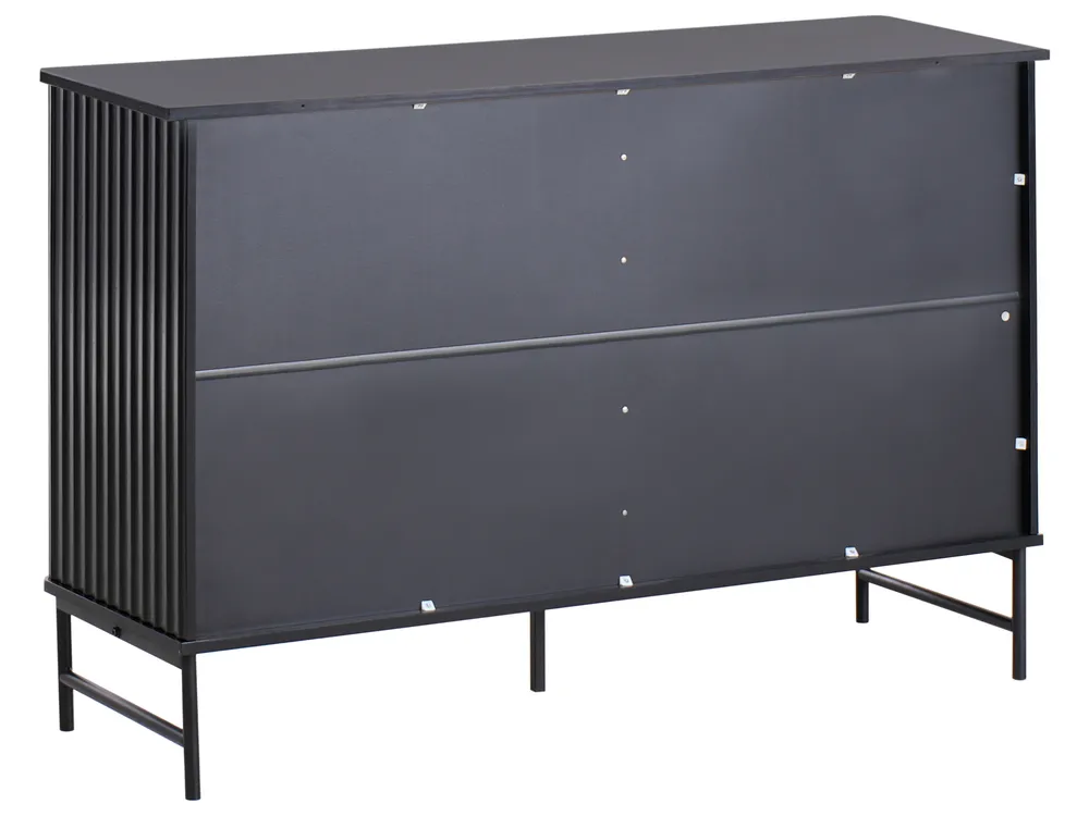 6 Drawer Chest GLASTONBURY Black_972669