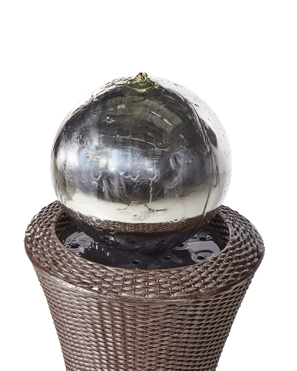 Garden Water Feature LED ZENYATTA Brown_962557