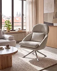 Drehsessel STORVORDE Cord Taupe_1165216