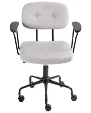 Desk Chair ALGERITA Fabric Light Grey_1024910