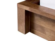 Bed without Headboard Wood ANTRAS 160 x 200 cm (EU King Size) Dark Brown_1032930