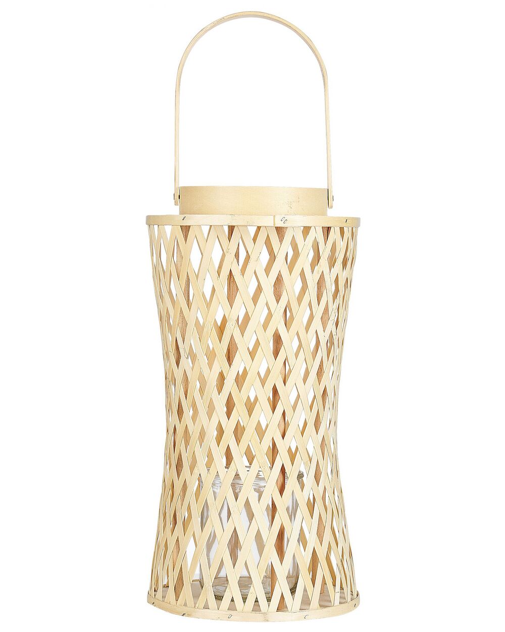 Laterne MACTAN 38 cm Bambus Naturfarben