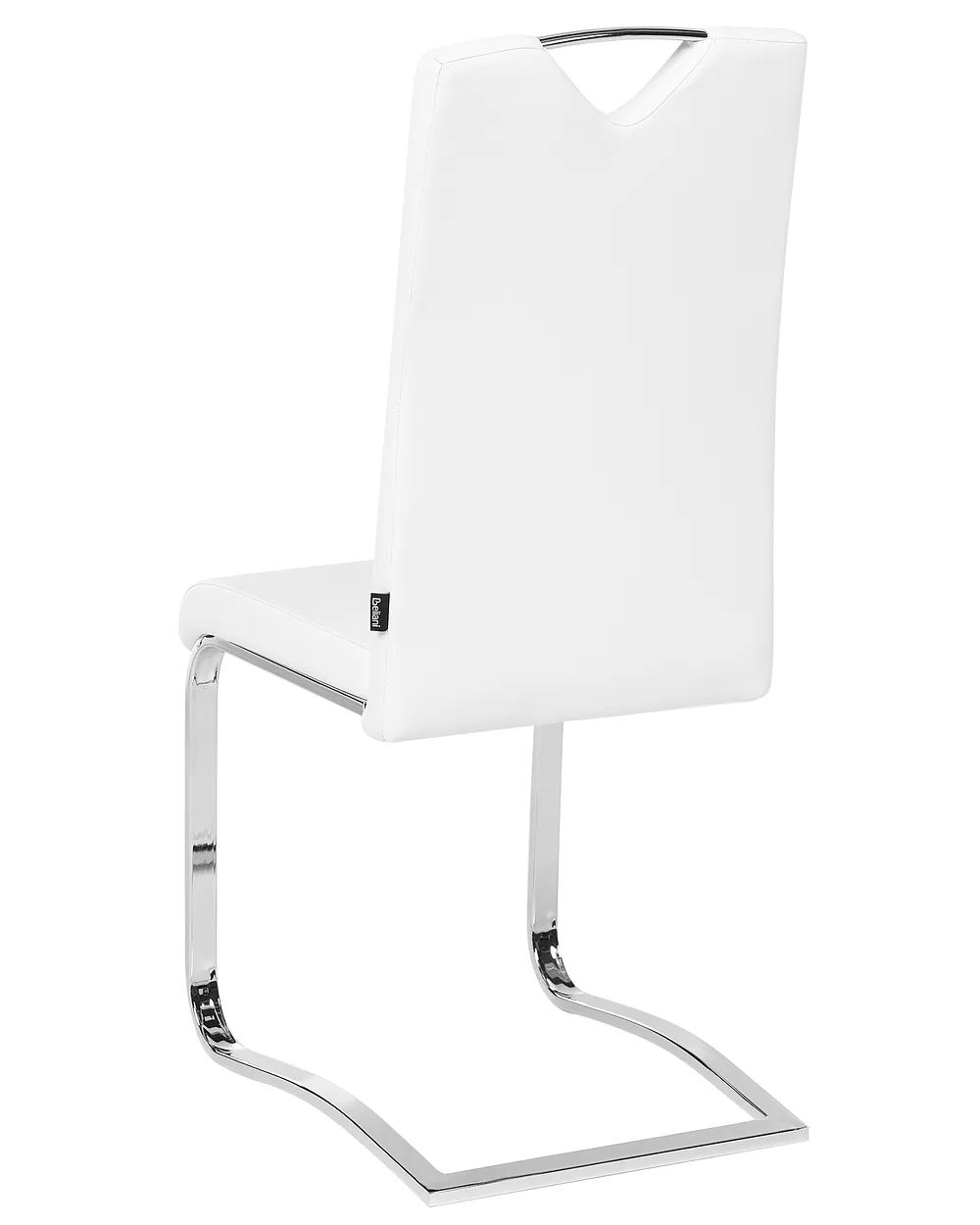 Set of 2 Dining Chairs PICKNES Faux Leather Off-White_1156950