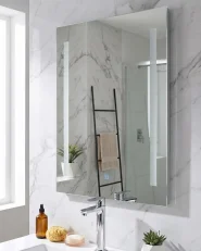 LED Bathroom Mirror MARTINET 60 cm 80 cm Silver_1145505
