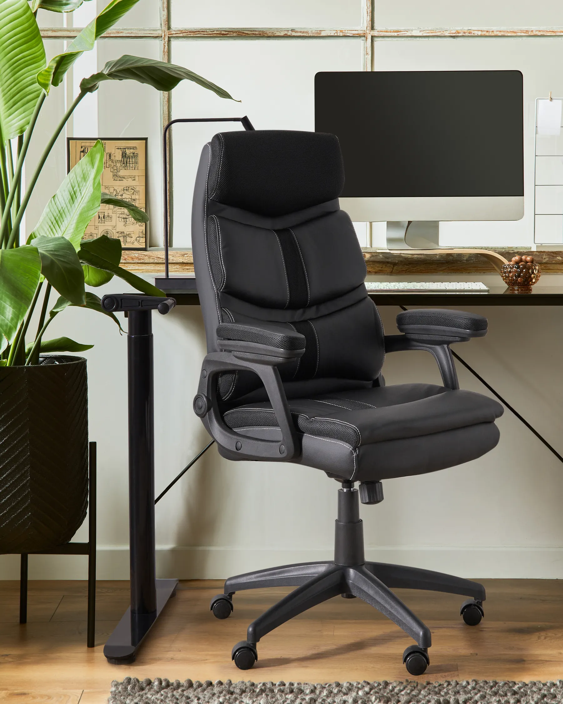 Executive Chair RULER Faux Leather Black_989973