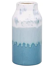 Flower Vase CHAMAIZI 26 cm Stoneware Blue_810550