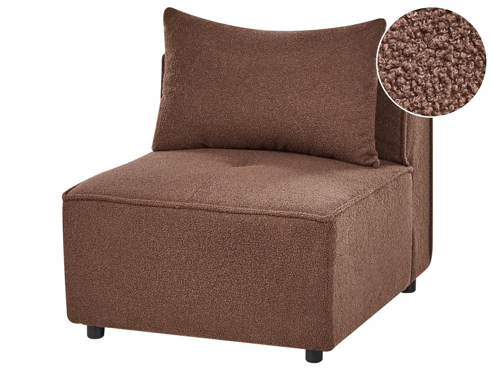 Sesselmodul AXEBO Bouclé Braun