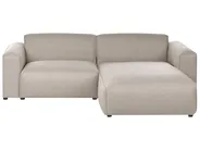 Ecksofa 3-Sitzer FAABORG Stoff Beige linksseitig_1055837