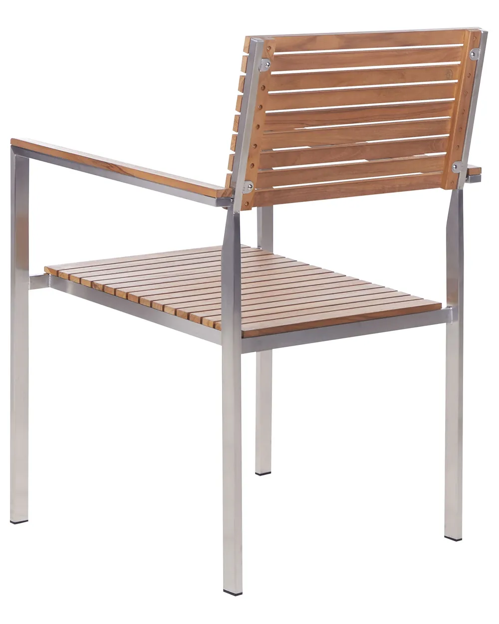 Gartenstuhl 6er Set VIAREGGIO zertifiziertes Teakholz Braun_882923