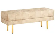 Polsterbank ROSEVILLE Samtstoff Beige_924422