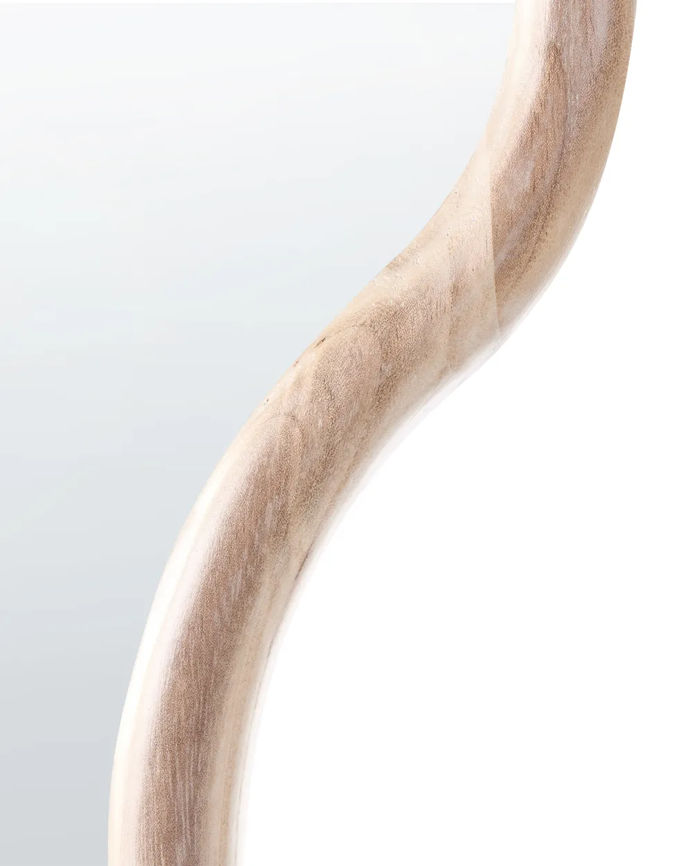 Wandspiegel MURAT 69 cm 150 cm Paulownia-Holz Naturfarben_938203