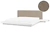 Wasserbett Bouclé ZEN 180 x 200 cm Weiß
