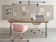 Zusammenklappbarer Schreibtisch BENDI 180 cm 60 cm Braun_1030738