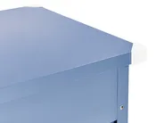 Aufbewahrungsbox CEBROSA 100 cm 62 cm Metall Blau_944738