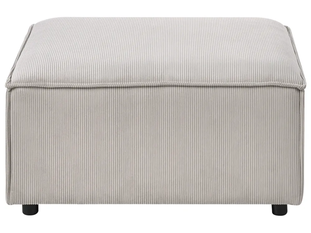 Modul Ecksofa 2-Sitzer ARDAL mit Ottomane Cord Taupe rechtsseitig_1011089