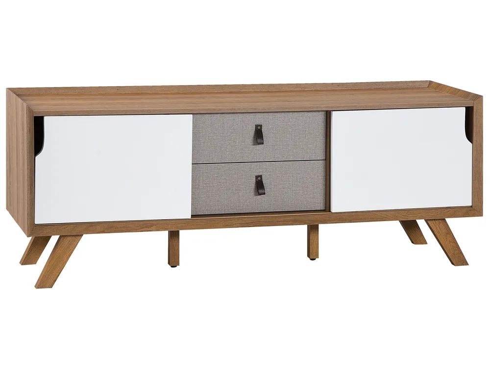 TV-Möbel ACTON Braun / Weiß