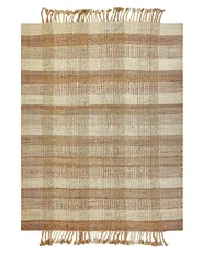 Teppich BERISSA Beige 140 x 200 cm Jute_847685