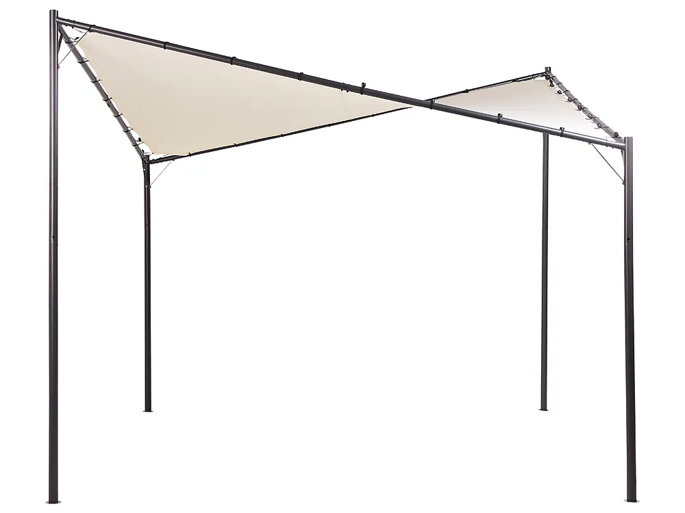 Gazebo AVENTINE 300 cm 300 cm Metal Beige