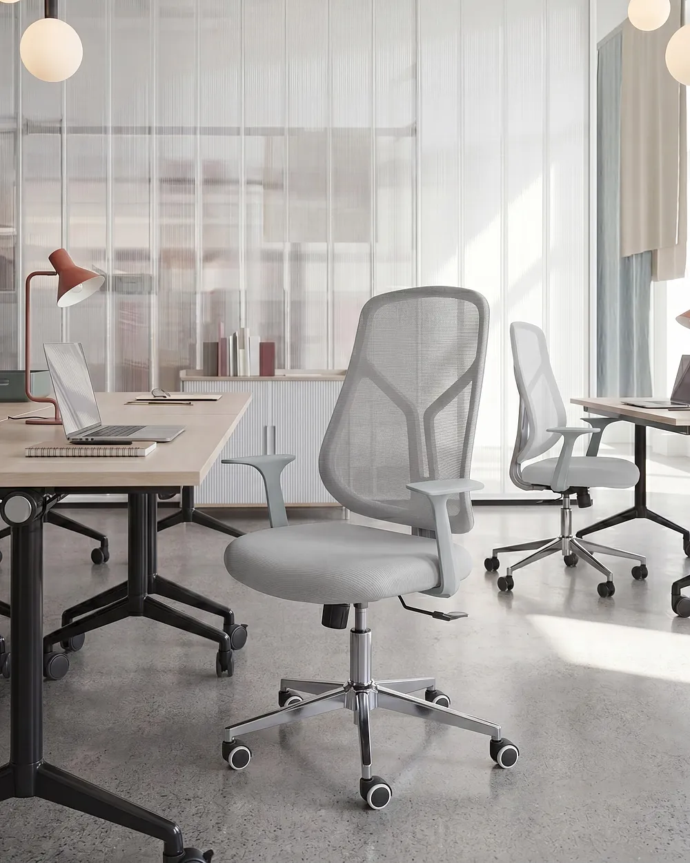 Office Chair NUVINER Light Grey_1161014