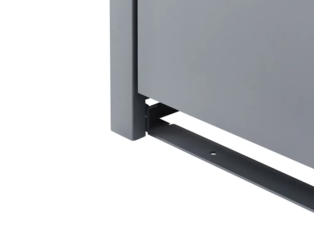 Mülltonnenbox 240 L PIACENZA Metall Dunkelgrau_1073500