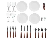 Picknickkorb PRUNEAU Geflecht Braun_964043