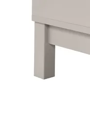 Badezimmerschrank PENON 38 cm mit Wäschekorb Hellbeige_1110108
