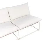 Gartensofa Set 3-Sitzer PICO Metall Hellbeige_1012968