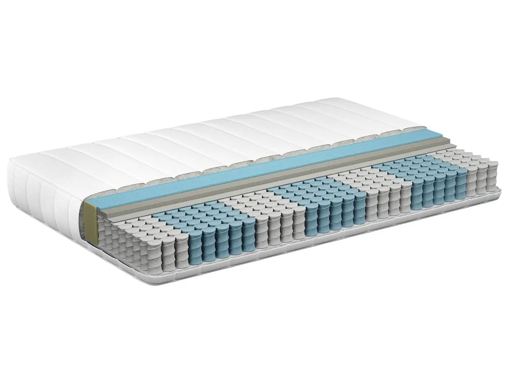 Memoryschaum-Taschenfederkernmatratze BREEZE HYBRID 7 PLUS H2/3 Mittel 160 x 200 cm