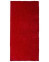 Zottelteppich DEMRE Rot 80 x 150 cm