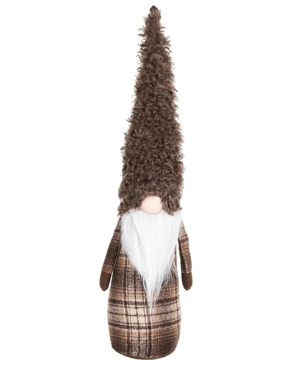 Weihnachtsdekoration 3er Set NAKKILA 51/55/66 cm Zwerg Braun_1174256