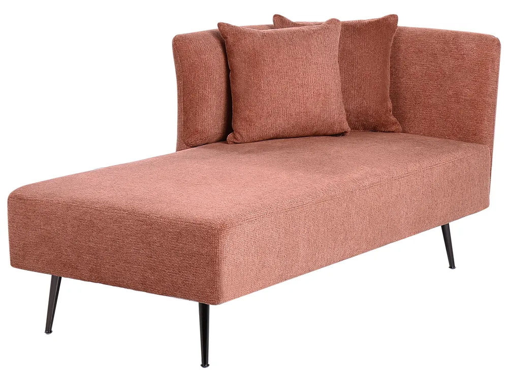 Rechtsseitige Chaiselongue RIOM Stoff Rot_949779