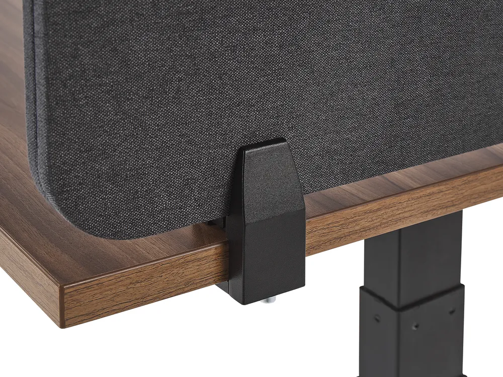 Desk Screen WALLY 180 x 40 cm Dark Grey_800858