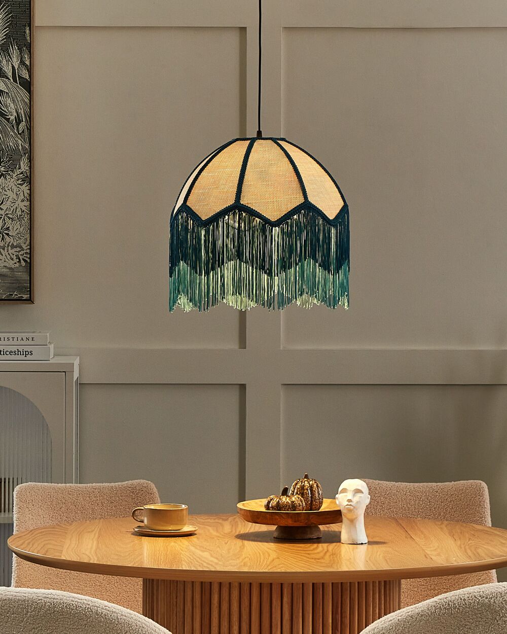 Oslonjena lampa MILAGRO Plavo