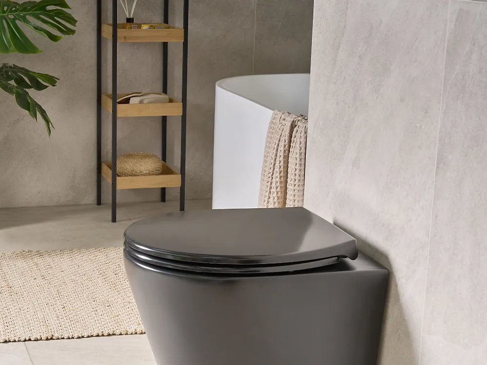 WC-Sitz PAPURI Soft-Close-Funktion Duroplast Schwarz_1187142