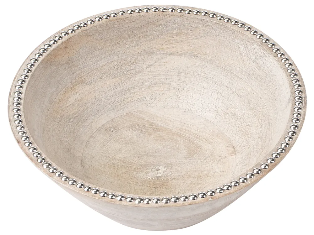 Dekoschalen 2er Set LUXOR Mangoholz Hellbraun_1003872