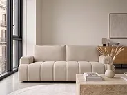 Bank 3-zits NARILLA Bouclé Beige_1156517