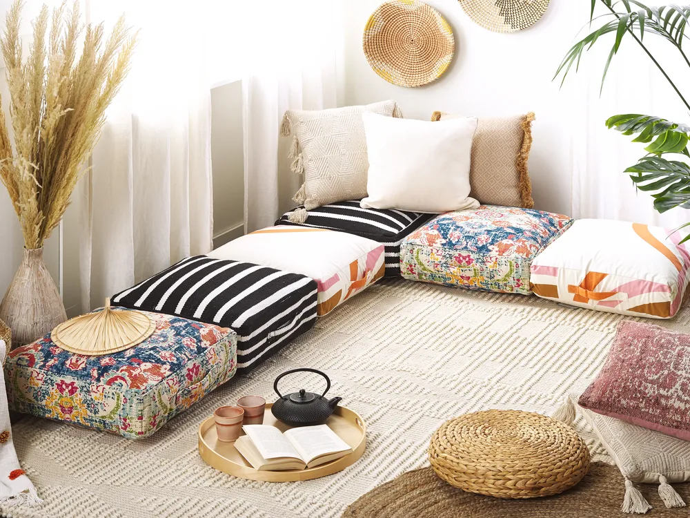 Pouffe OUED Cotton Multicolour