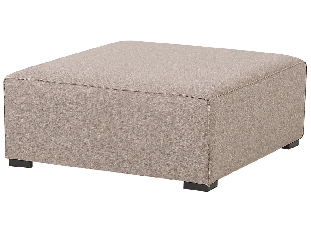 Gartensofa mit Ottomane 4-Sitzer AREZZO modular Beige_848104