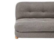 Schlafsofa 2-Sitzer ESBJERG Kunstleinen Dunkelgrau_1059287