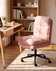 Office Chair ADDISON Boucle Pink_1077865