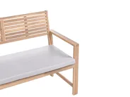 Lounge Set mit Tisch 4-Sitzer FIAMES zertifiziertes Akazienholz Grau_1049542
