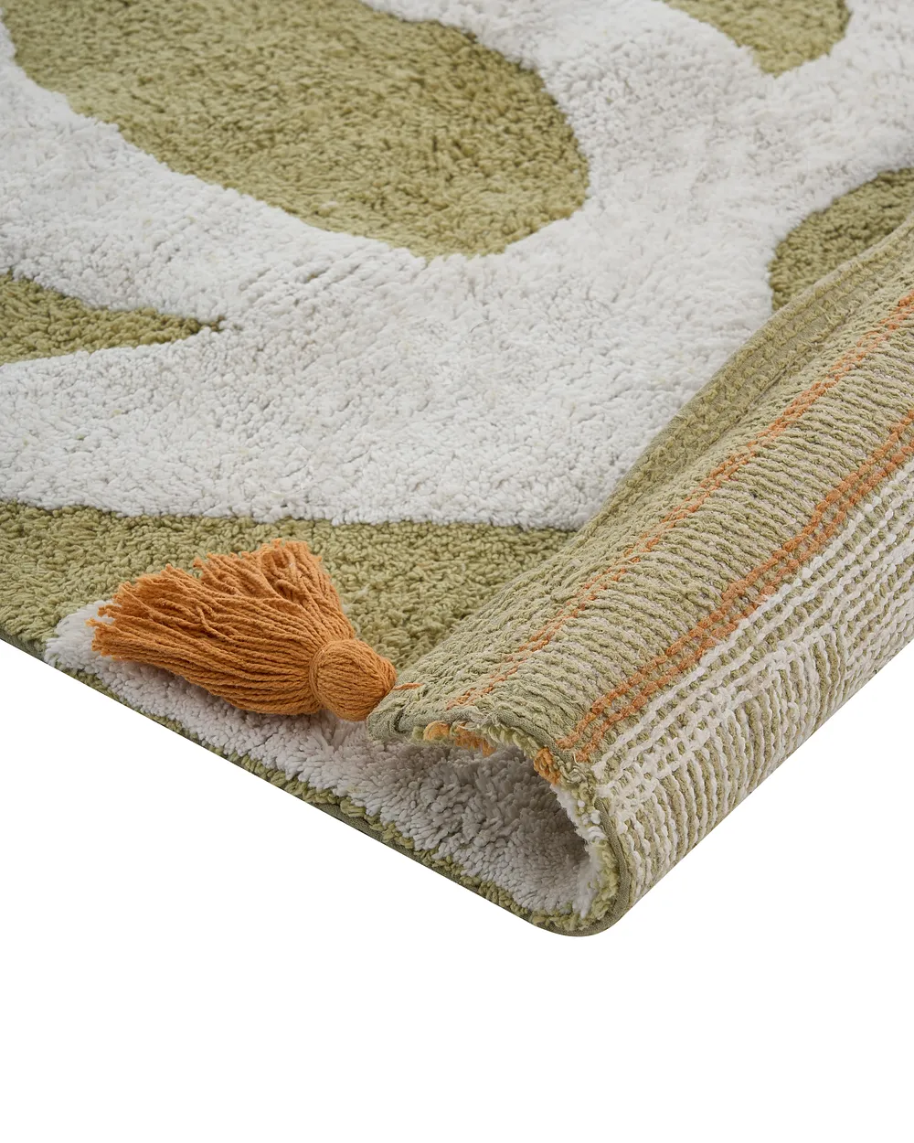 Kindervloerkleed JAJPUR  Groen 140 x 200 cm Katoen_1135252