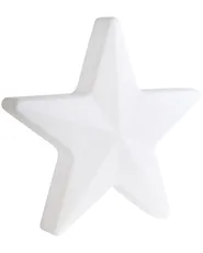 LED-Stehlampe für den Außenbereich OLSAN 76 cm Stern Weiß_1022923