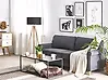 Sofa 3-Sitzer RONNEBY Samtstoff Dunkelgrau