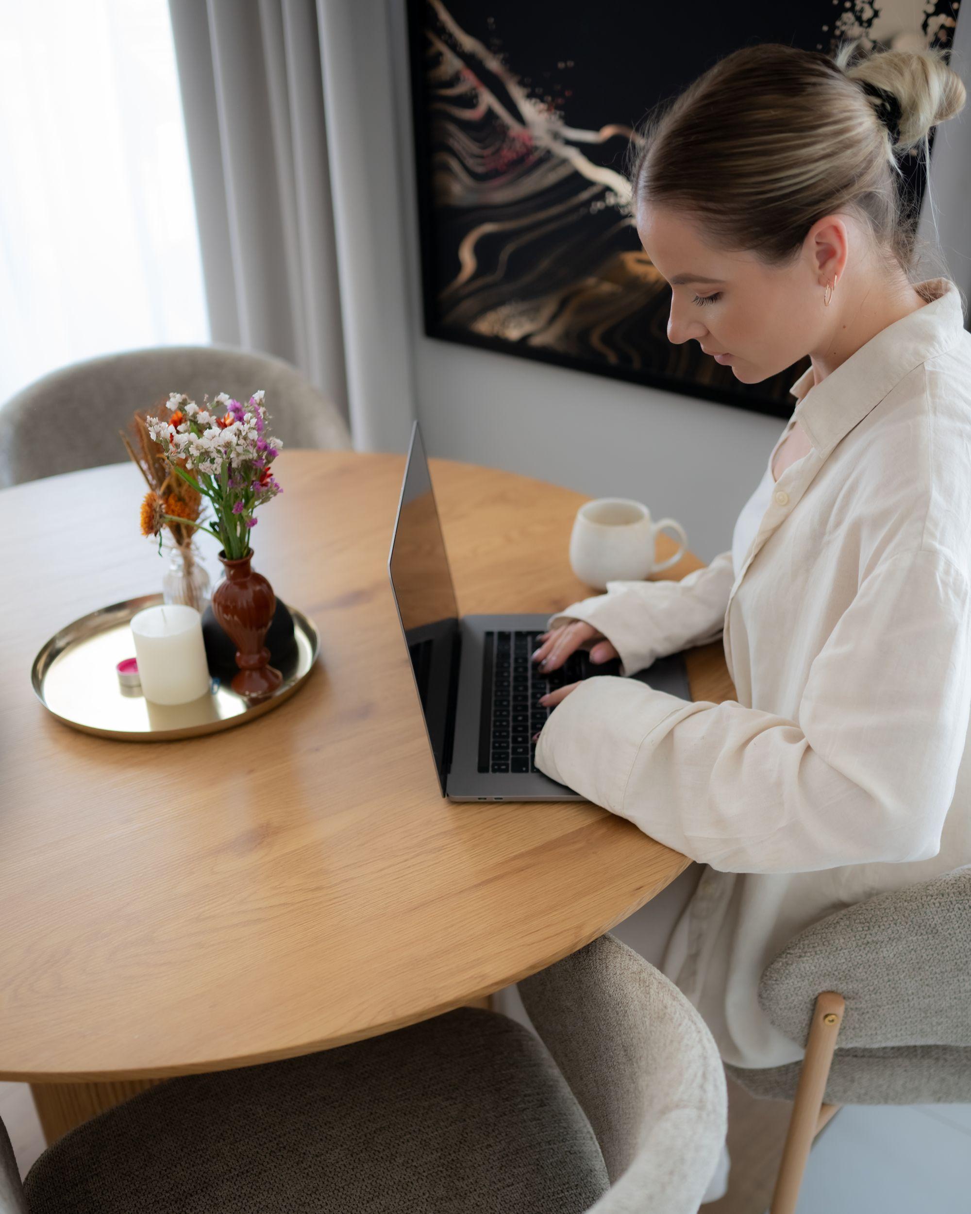 Dining Table SHEHO Light Brown 120 cm 120 cm_1188086