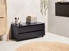 Badezimmerschrank TERESINA mit Rädern 80 cm Schwarz