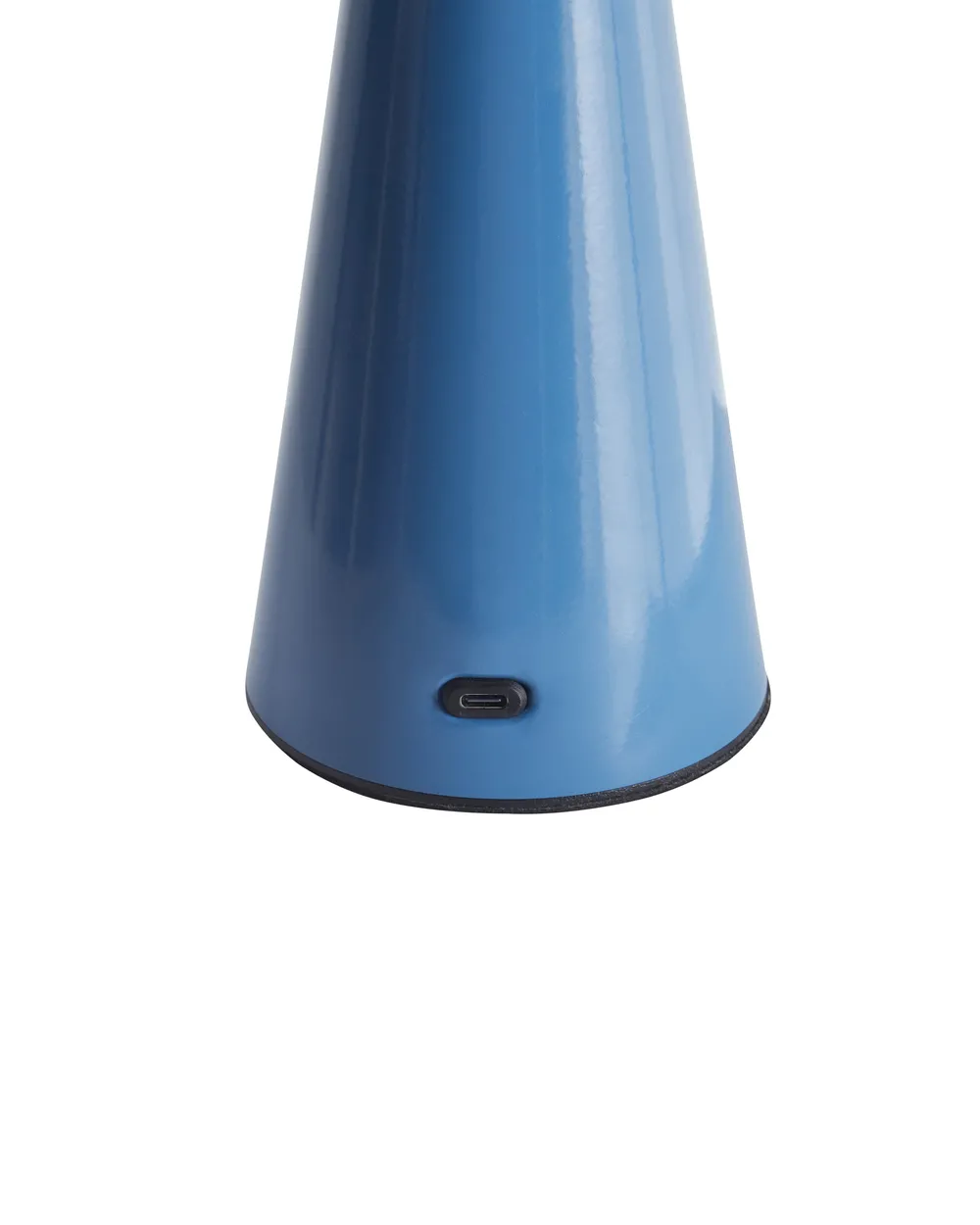 Kabellose LED Tischlampe APAYAO mit Dimmer Metall Blau_955121