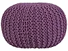 Pouf CONRAD Baumwolle Purpur