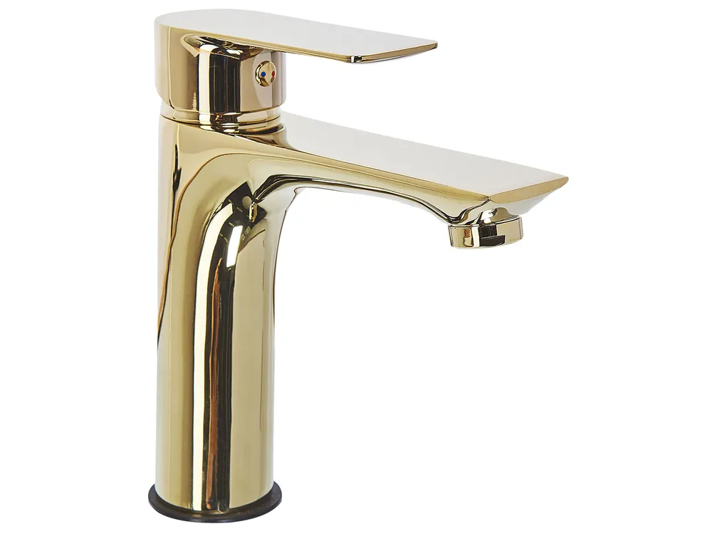 Waschtischarmatur BERLOI Messing Gold