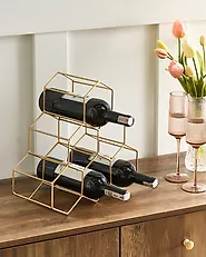 Weinregal LISTOWEL Metall Gold_1175094